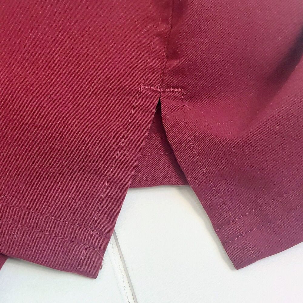 FIGS Kade Cargo Scrub Pants Women's XXL Burgundy Medical Technical Collection - Picture 9 of 9